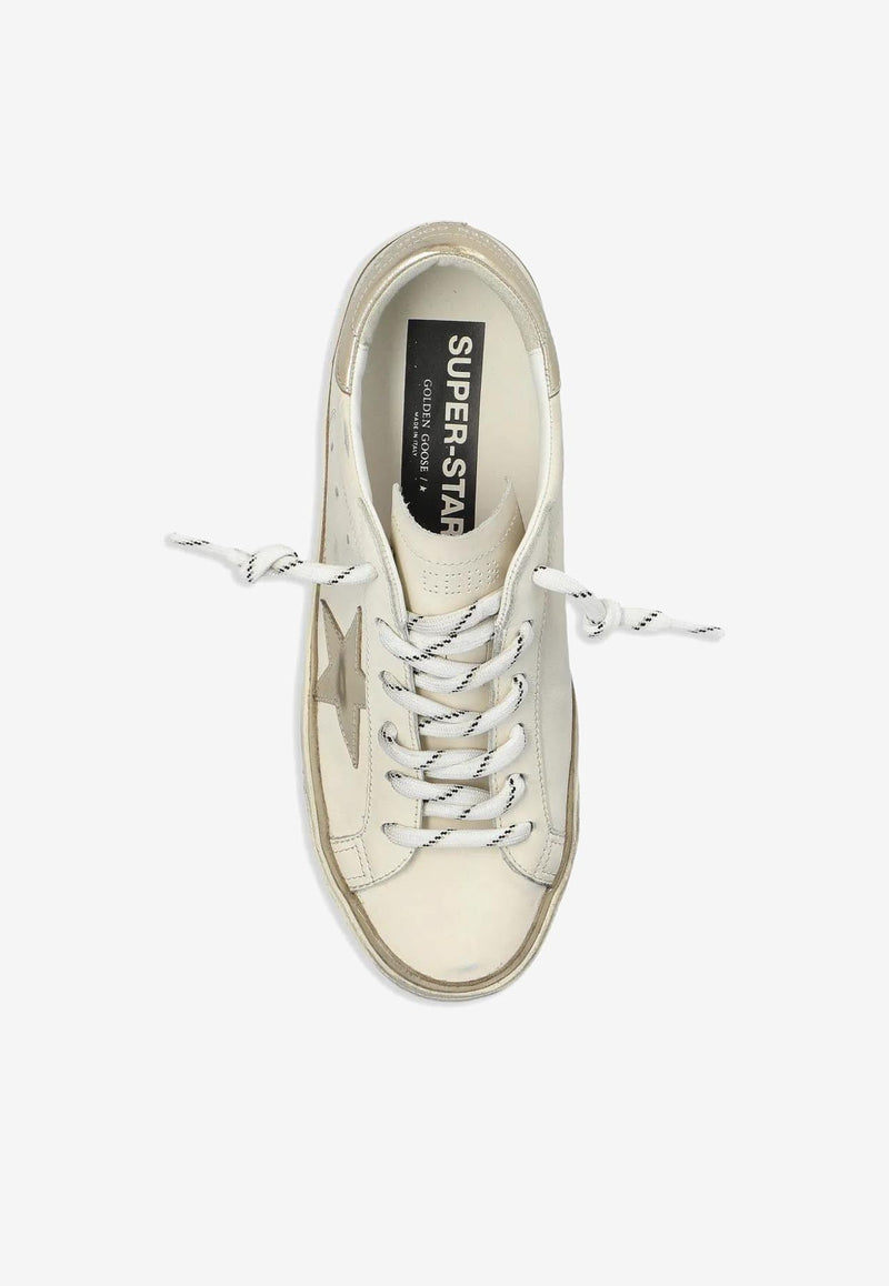 Golden Goose DB Super-Star Distressed Leather Sneakers White GWF00101F007558_10698
