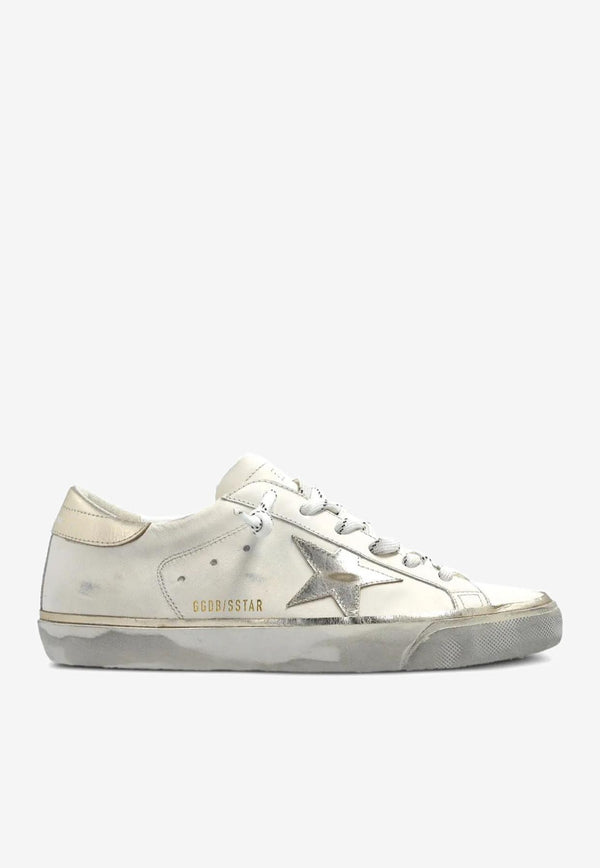 Golden Goose DB Super-Star Distressed Leather Sneakers White GWF00101F007558_10698