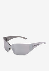 Balenciaga Mono Square Sunglasses Silver 830307T0003_1402_MIRROR SILV_32772838