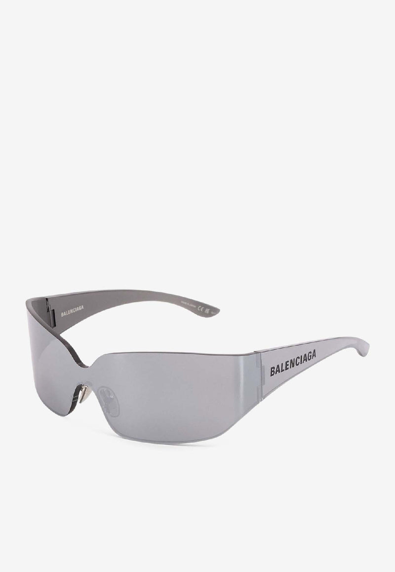 Balenciaga Mono Square Sunglasses Silver 830307T0003_1402_MIRROR SILV_32772838
