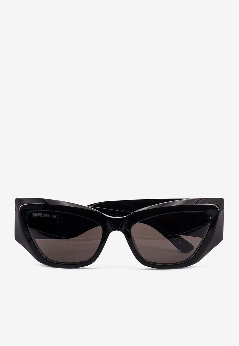 Balenciaga BB Icon Cat-Eye Sunglasses Gray 830321T0039_1136_BLACK/IRID_32772890