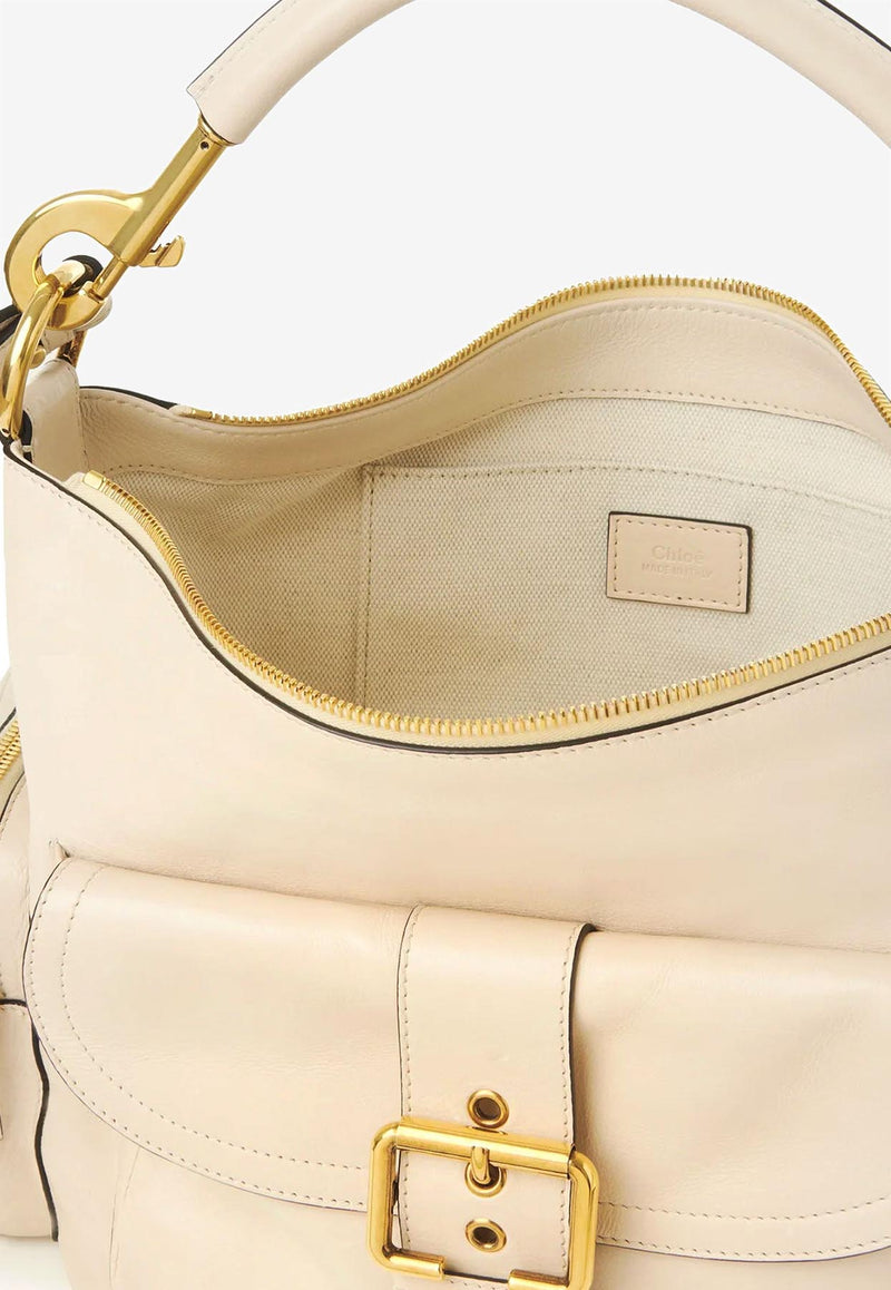 Chloé Shiny Leather Camera Bag Beige CHC24AS533N83_24Q_Sweet Beige_32772859