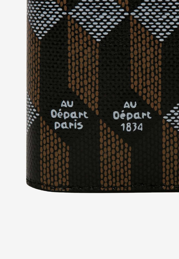 La Rose Bandana-Shaped Leather Shoulder Bag Burgundy LEMBAG_BDX