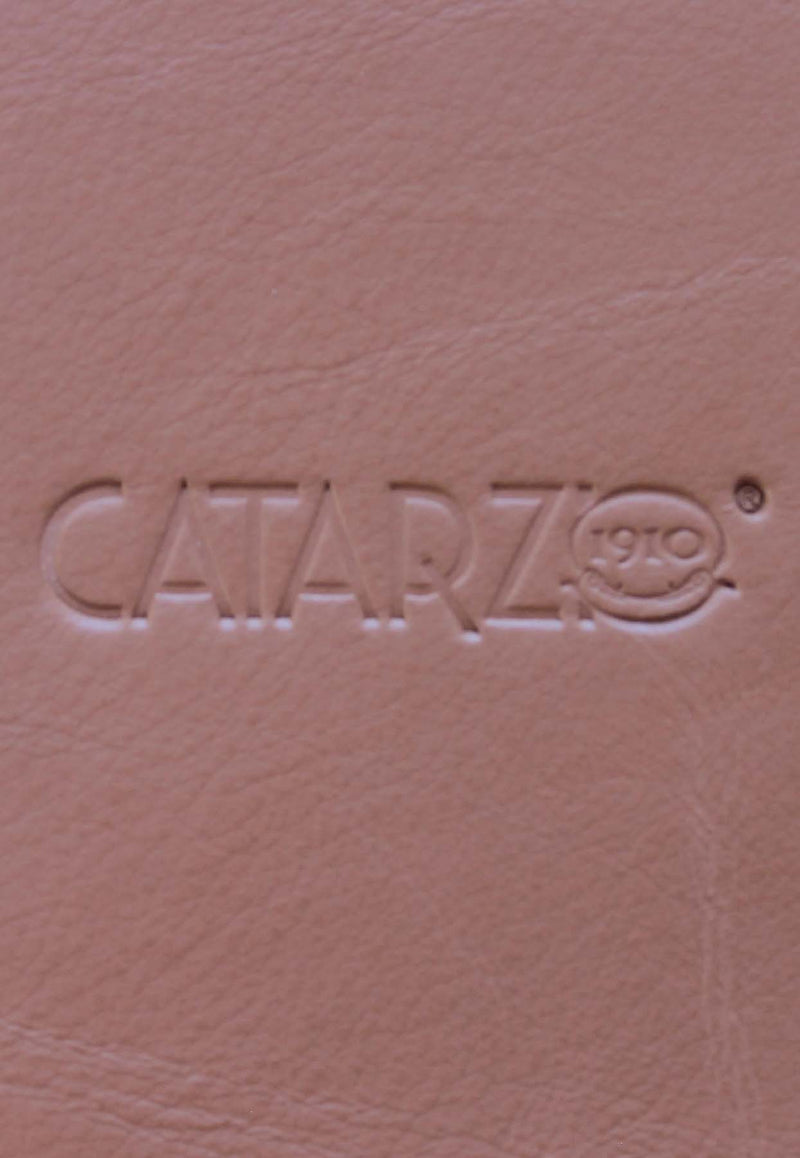 La Rose Leather Trim Vase Beige P22CAT_94