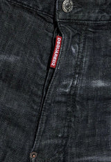 Dsquared2 Distressed Wide-Leg Jeans Black S74LB1717S30357_900