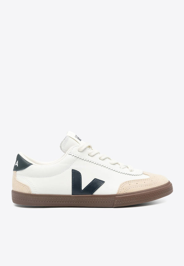 Veja Volley O.T. Leather Sneakers White VO2003531B_WHITE_NAUTICO_BARK
