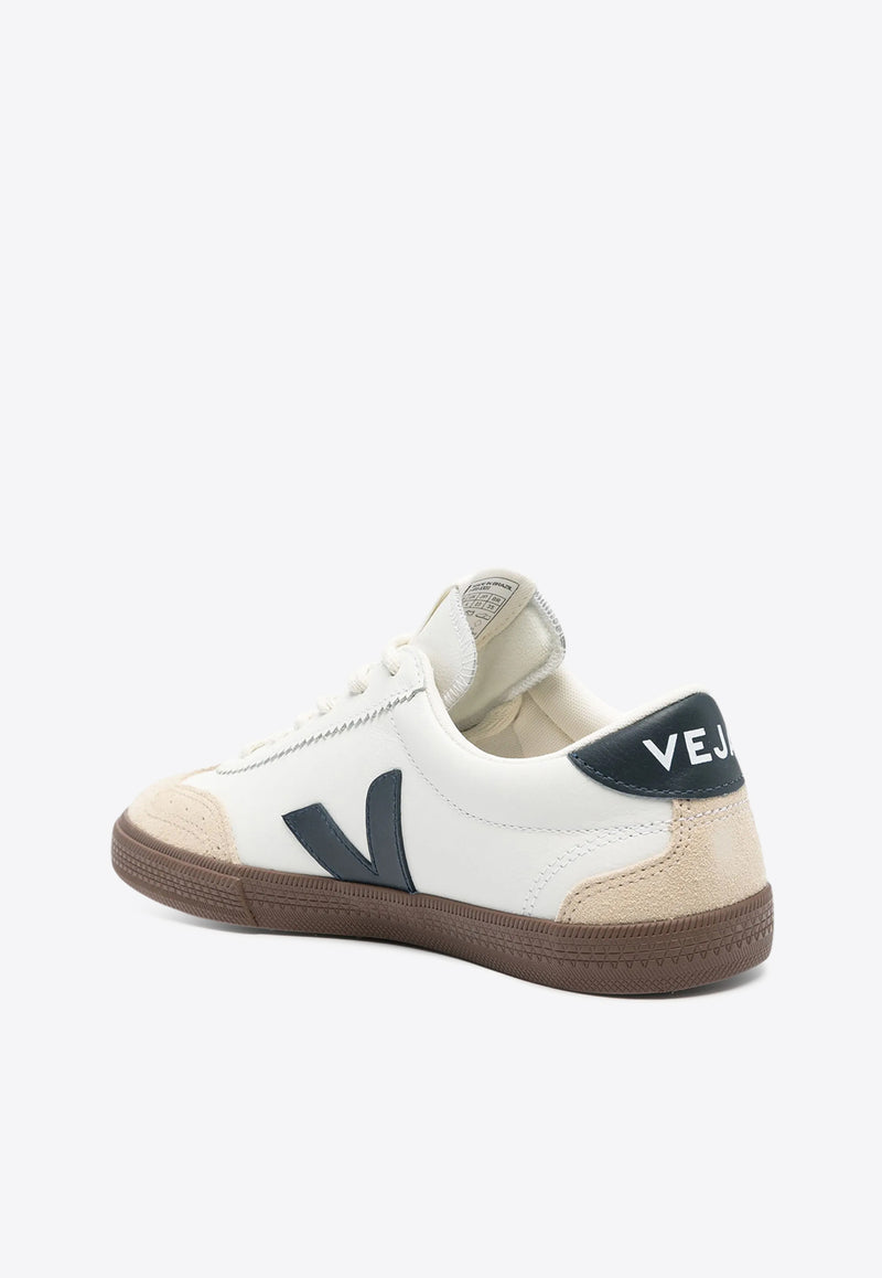 Veja Volley O.T. Leather Sneakers White VO2003531B_WHITE_NAUTICO_BARK
