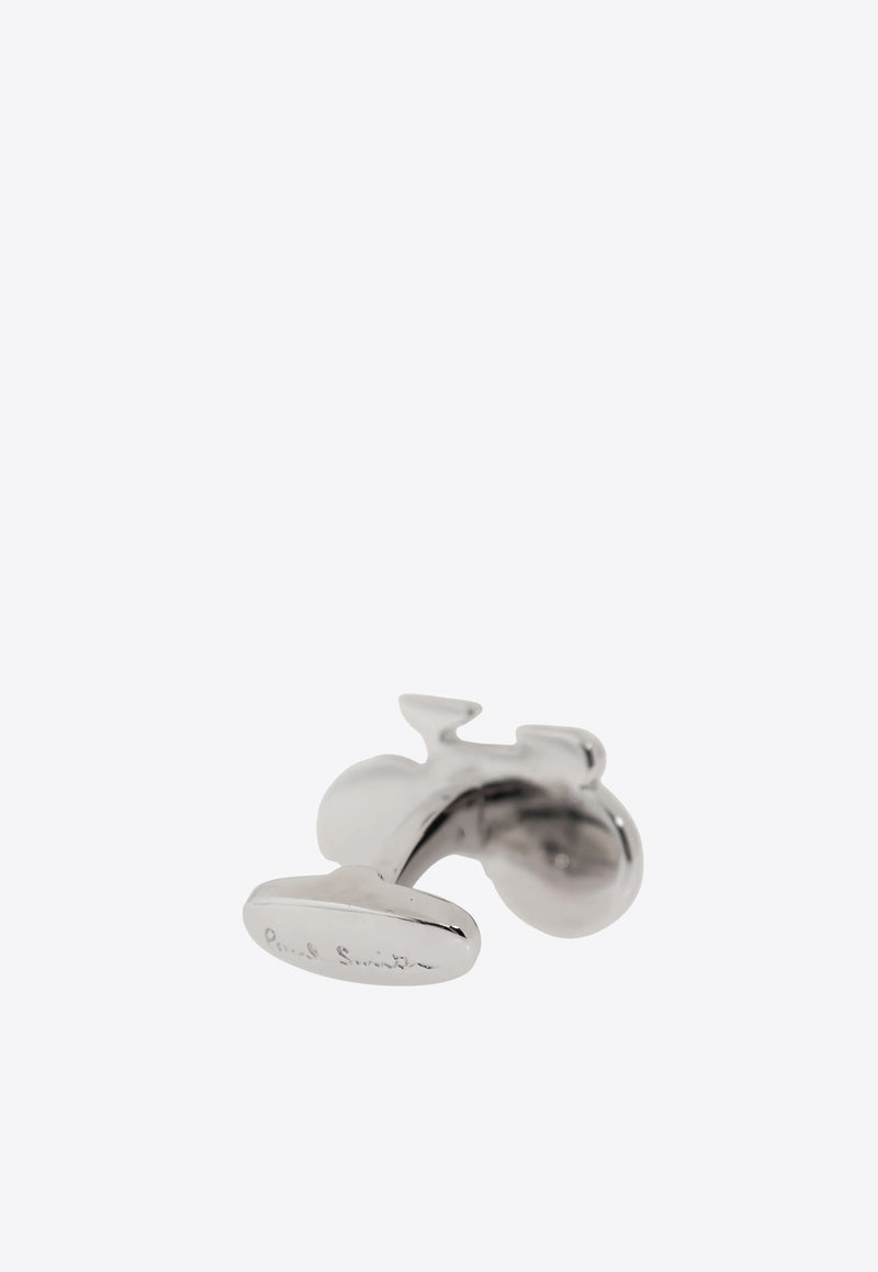 Paul Smith Bike Cufflinks Silver M1ACUFFPBIKE_82