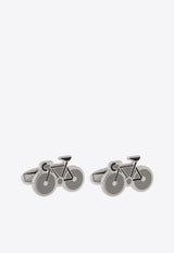 Paul Smith Bike Cufflinks Silver M1ACUFFPBIKE_82