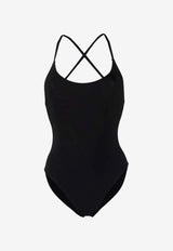 Lido Uno Criss-Cross One-Piece Swimsuit Black UNO_BLACK