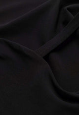 Lido Uno Criss-Cross One-Piece Swimsuit Black UNO_BLACK