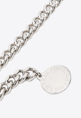 Stella McCartney Falabella Logo Engraved Chain Belt Silver 7V0099WP0431_8101
