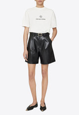 Anine Bing Jaylin Monogram T-shirt White A0810280_IVY1