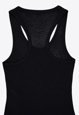 Stella McCartney Crystal Mini Star Tank Top Black 6J02913SPZ11_1000