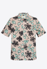 Paul Smith Floral Print Short-Sleeved Shirt Multicolor M2R695UP22309_20