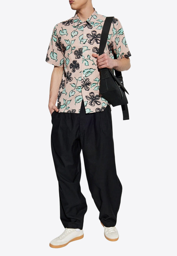 Paul Smith Floral Print Short-Sleeved Shirt Multicolor M2R695UP22309_20