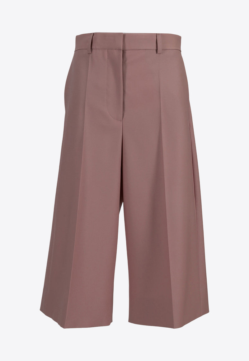 Stella McCartney Wool Culotte Pants Pink 640251SSA36_5765