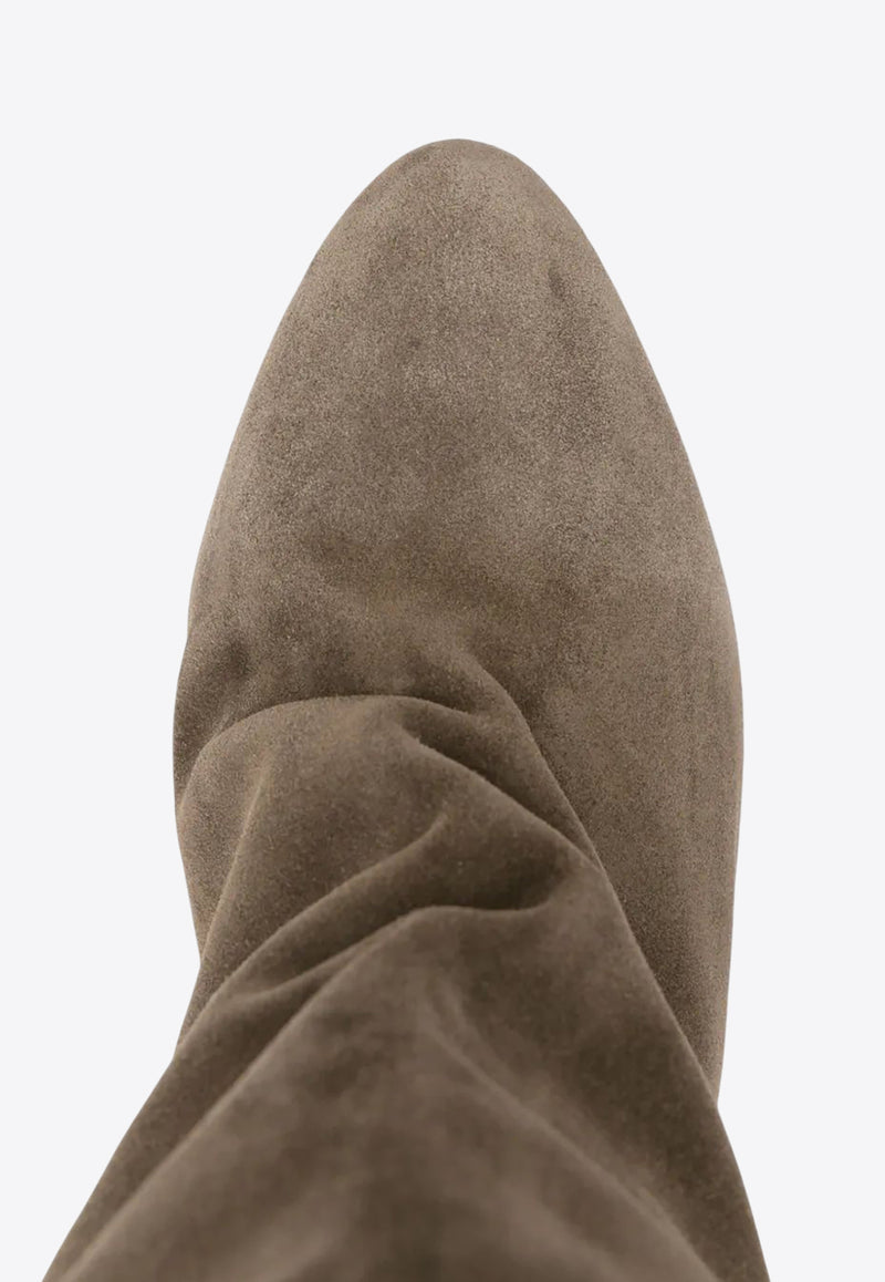 Isabel Marant Dalby 55 Knee-Length Suede Boots  Brown BO0188FBC1A20S_50BZ