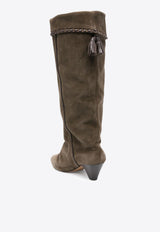 Isabel Marant Dalby 55 Knee-Length Suede Boots  Brown BO0188FBC1A20S_50BZ