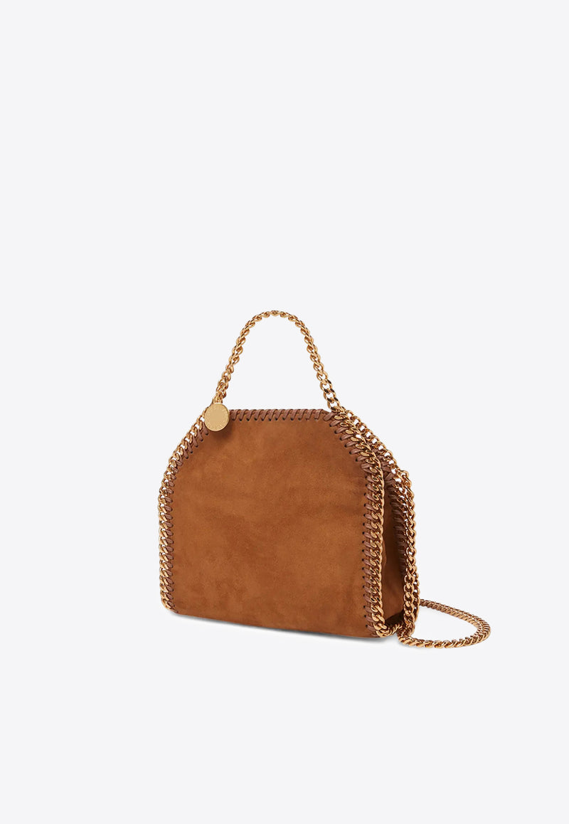 Stella McCartney Tiny Falabella Suede Bag  Brown 391698WP0543_5742