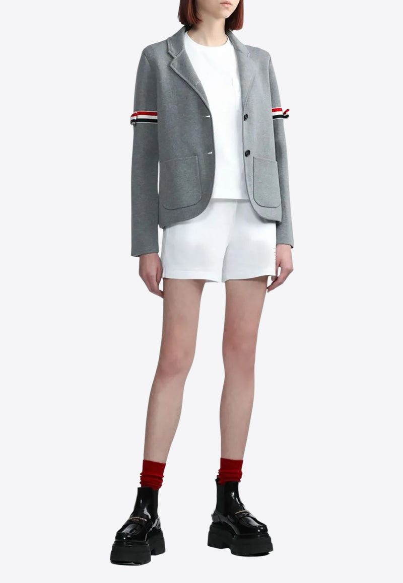 Thom Browne Name Tag Patch T-shirt White FJS123A00042_100