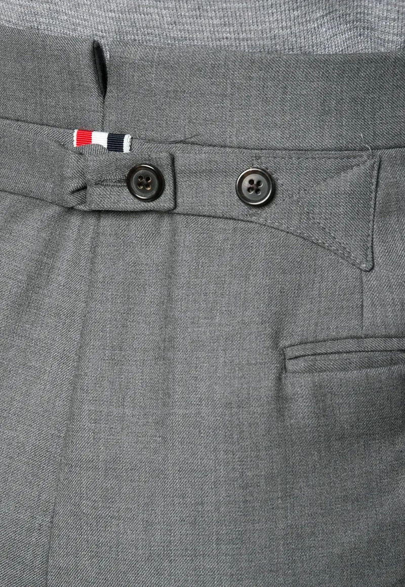 Thom Browne Classic Backstrap Turn-Up Pants Gray FTC337A00626_035