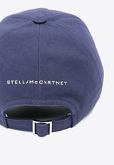 Stella McCartney Slogan Print Baseball Cap Blue 7V0054WP0572_4068