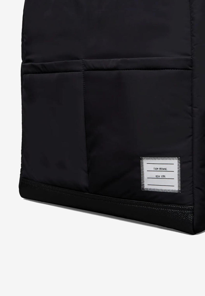 Thom Browne Poly Twill Canvas Shoulder Bag Black UAG228A07259_001
