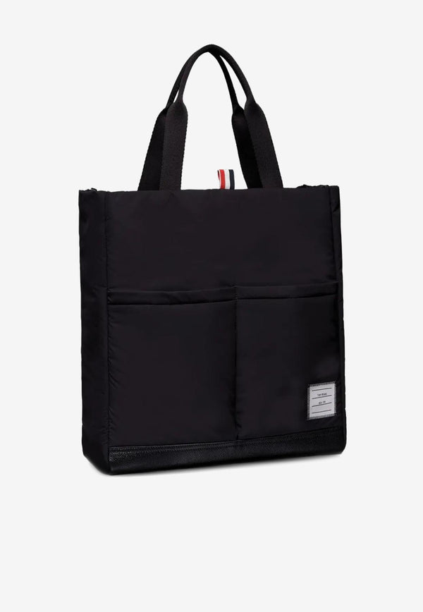 Thom Browne Poly Twill Canvas Shoulder Bag Black UAG228A07259_001