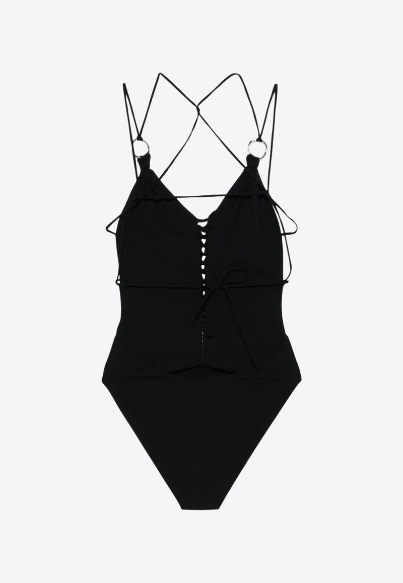 Isabel Marant Federica One-Piece Swimsuit Black MB0019FAC2P01I_01BK