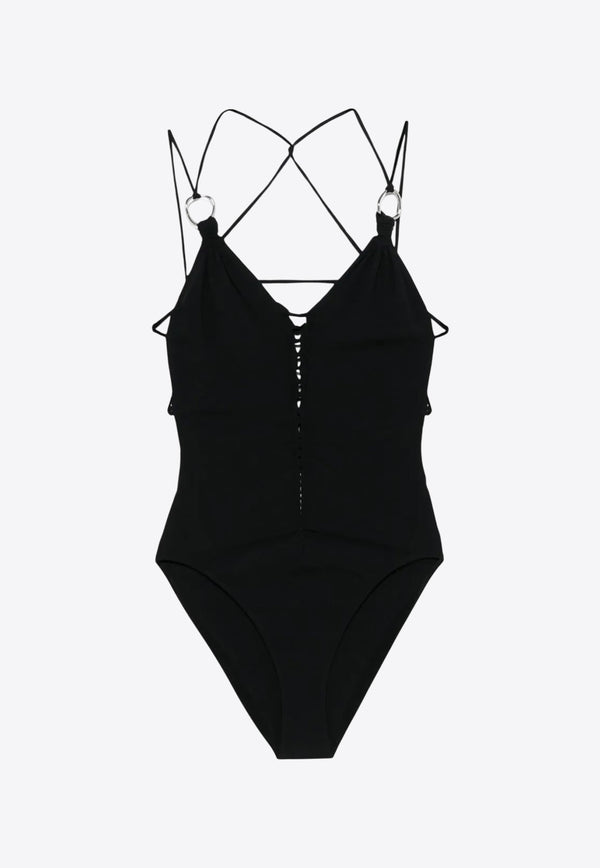 Isabel Marant Federica One-Piece Swimsuit Black MB0019FAC2P01I_01BK