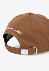 Anine Bing Jeremy Logo Baseball Cap Brown S129084_220