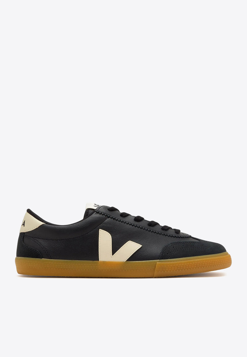 Veja Volley Lace-Up Sneakers Black VO2020510B_BLACK_PIERRE