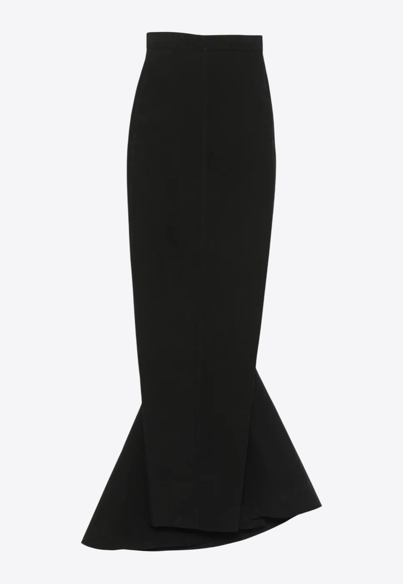Rick Owens Lido Maxi Skirt Black RO01E7375PCVS_09
