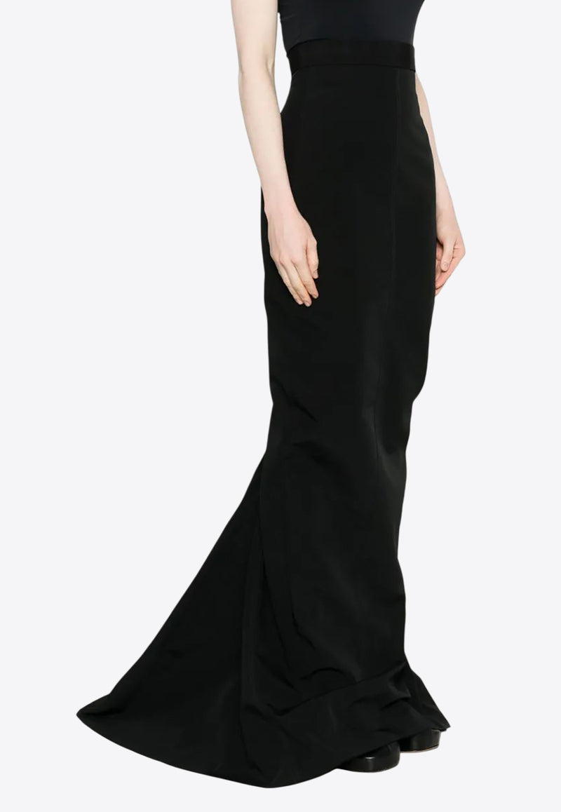 Rick Owens Lido Maxi Skirt Black RO01E7375PCVS_09