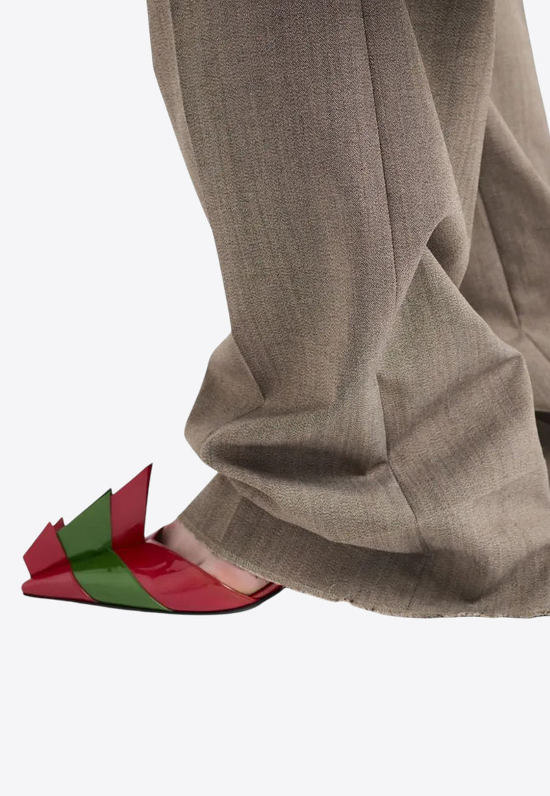 Prada Printed Belt Technical Wool Pants Taupe P242JSOOO16NO_F0572