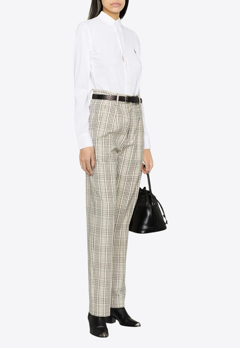 Ralph Lauren Heidi Long-Sleeved Pony Shirt White 211664427003_100