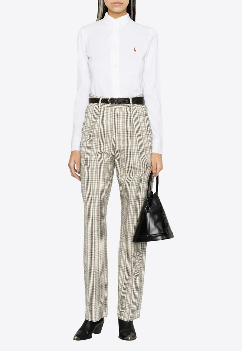 Ralph Lauren Heidi Long-Sleeved Pony Shirt White 211664427003_100