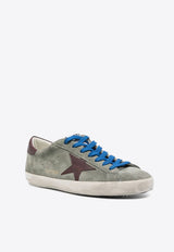 Golden Goose DB Super-Star Suede Low-Top Sneakers Green GMF00101F007503_82994