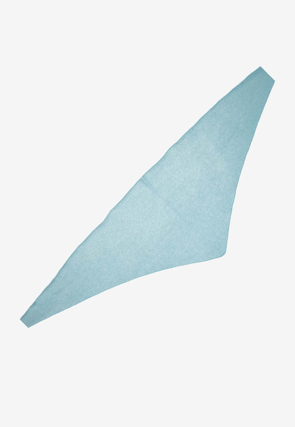 La Rose Kefia Cashmere Scarf Light Blue 37221726
