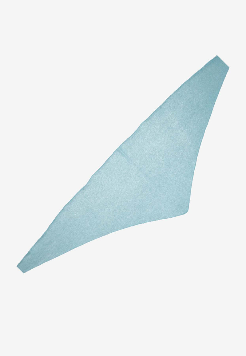 La Rose Kefia Cashmere Scarf Light Blue 37221726