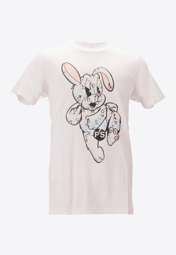 Paul Smith Bunny Print Slim T-shirt White M2R010RPP5132_1