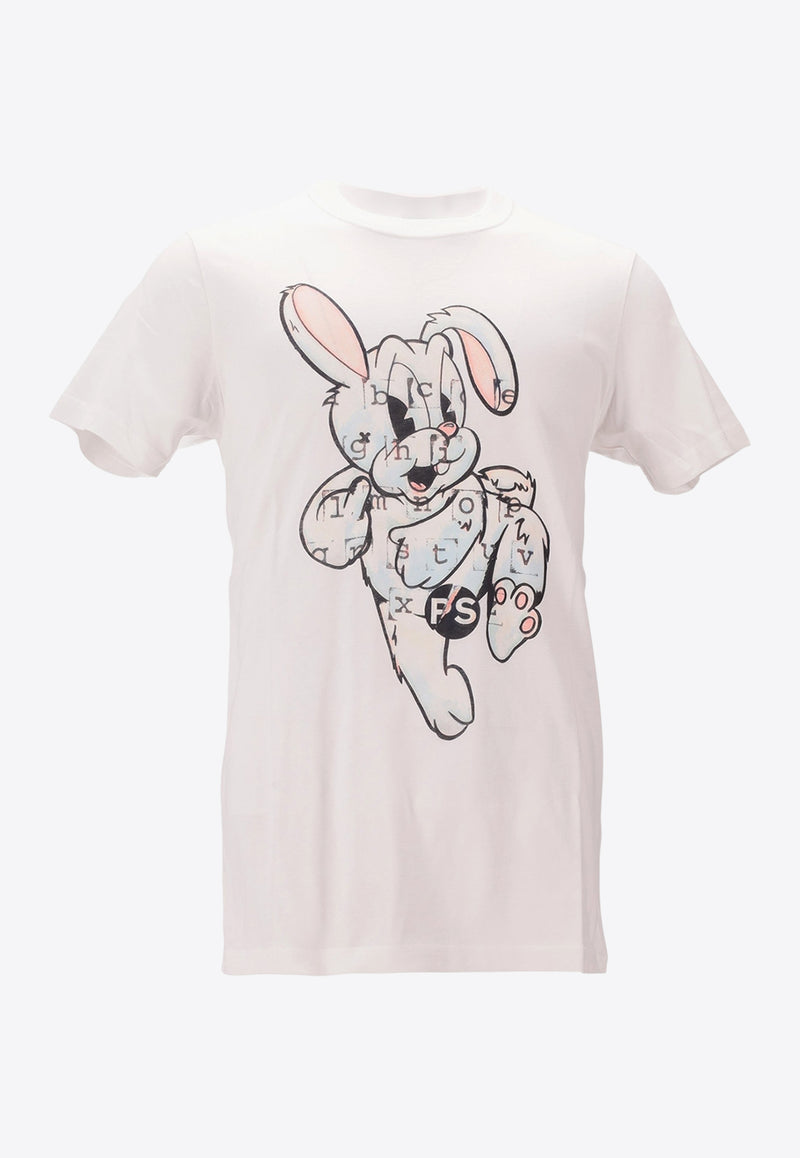 Paul Smith Bunny Print Slim T-shirt White M2R010RPP5132_1