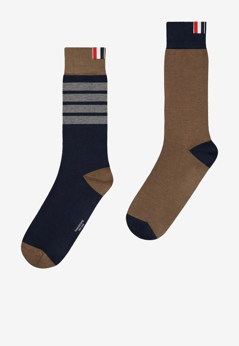 Thom Browne 4-bar Stripes Knitted Socks Multicolor MAS023F01690_978