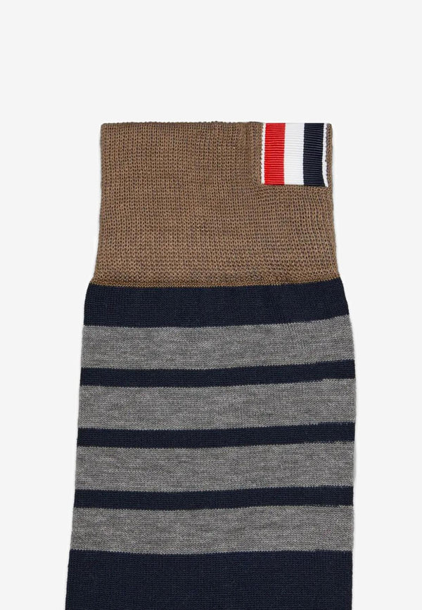 Thom Browne 4-bar Stripes Knitted Socks Multicolor MAS023F01690_978
