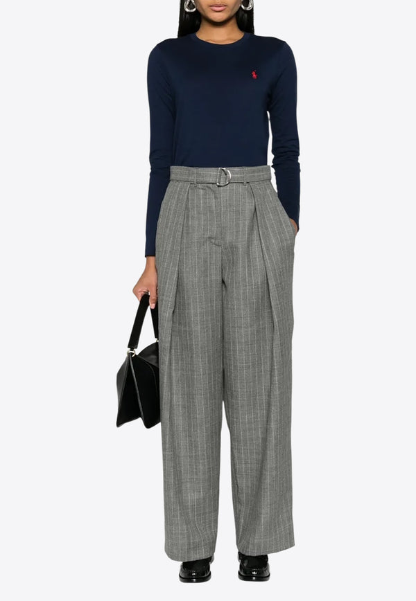 Ralph Lauren Long-Sleeved Logo T-shirt Navy 211898699002_410