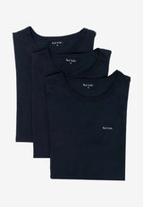 Paul Smith Logo Print T-shirts - Set of 3 Navy M1A389M3PK_47