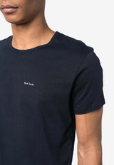 Paul Smith Logo Print T-shirts - Set of 3 Navy M1A389M3PK_47