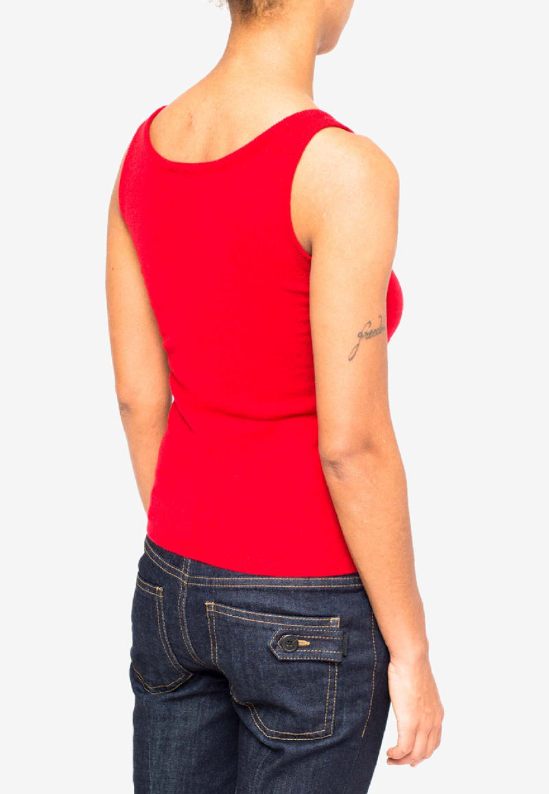 La Rose Essential Tank Top Red GDC22806C_40063