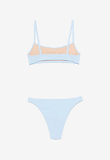 Lido Undici Bandeau-Style Bikini Light Blue UNDICILW_Acqua